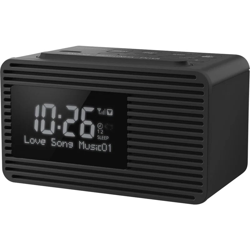 Panasonic RC-D8EG-K Radiowecker DAB+ (USB Ladefunktion, Snooze-Taste, Sleeptimer, Favoritentaste) sc