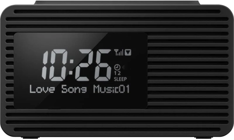 Panasonic RC-D8EG-K Radiowecker DAB+ (USB Ladefunktion, Snooze-Taste, Sleeptimer, Favoritentaste) sc