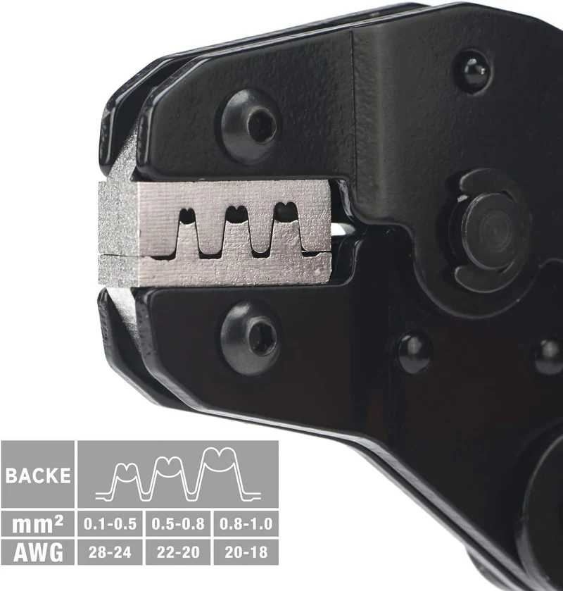 iCrimp Crimpwerkzeuge für Dupont Professional Pin Compression Ratcheting Modularer isolierter Crimpe