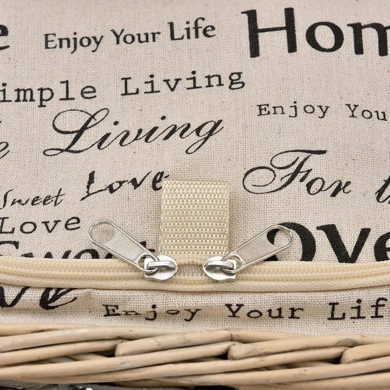 casa.pro Picknickkorb für 2 Personen Picknick-Set mit Kühltasche inkl. Geschirr Besteck Korkenzieher