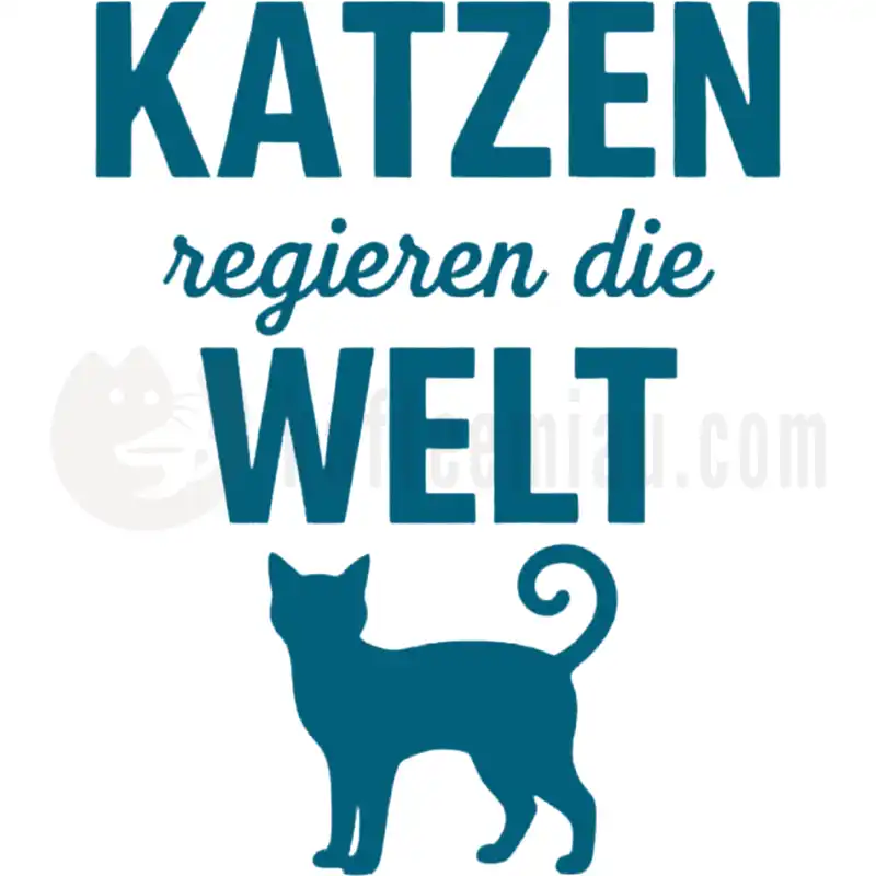 Katzen regieren die Welt - Tasse