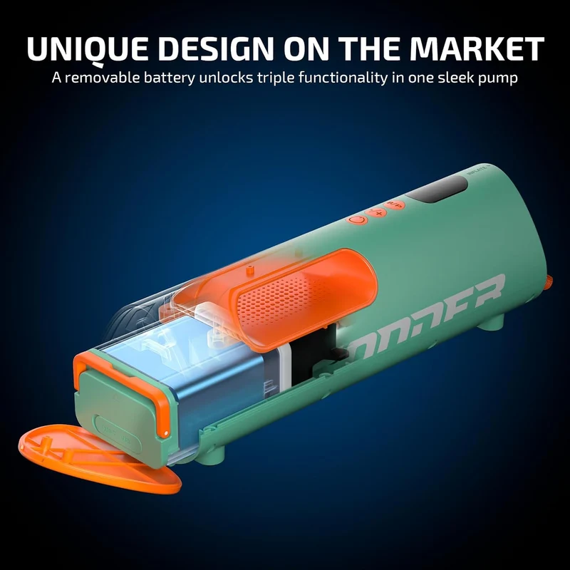 Swonder Seafalcon SUP Pumpe Akku, 3-in-1 wiederaufladbare elektrische Luftpumpe mit Abnehmbarer Batt