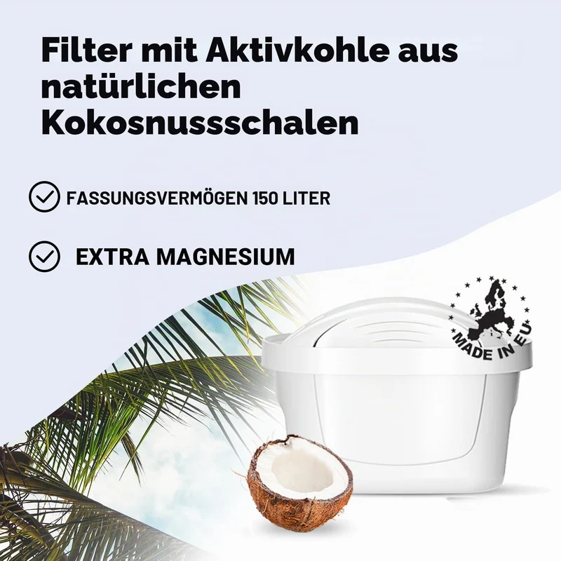 perlopur Filterkartuschen Universal unimax (Pack 12) mit Aktivkohle 3 Stück (4er Pack), 3 Stück (4er