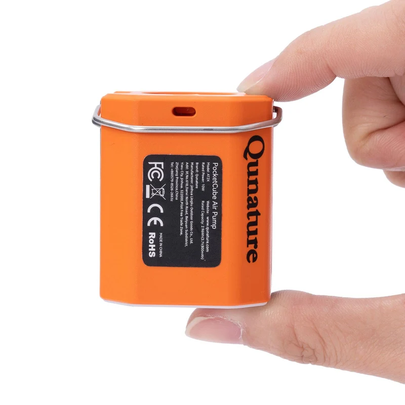 Mini Elektrische Luftpumpe 4.2kPa 150L/min, Tragbar 45g Orange, Orange