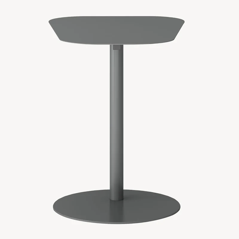 [en.casa] Beistelltisch Nastätten Gartentisch Couchtisch mit Metallgestell Sofatisch modernes Design