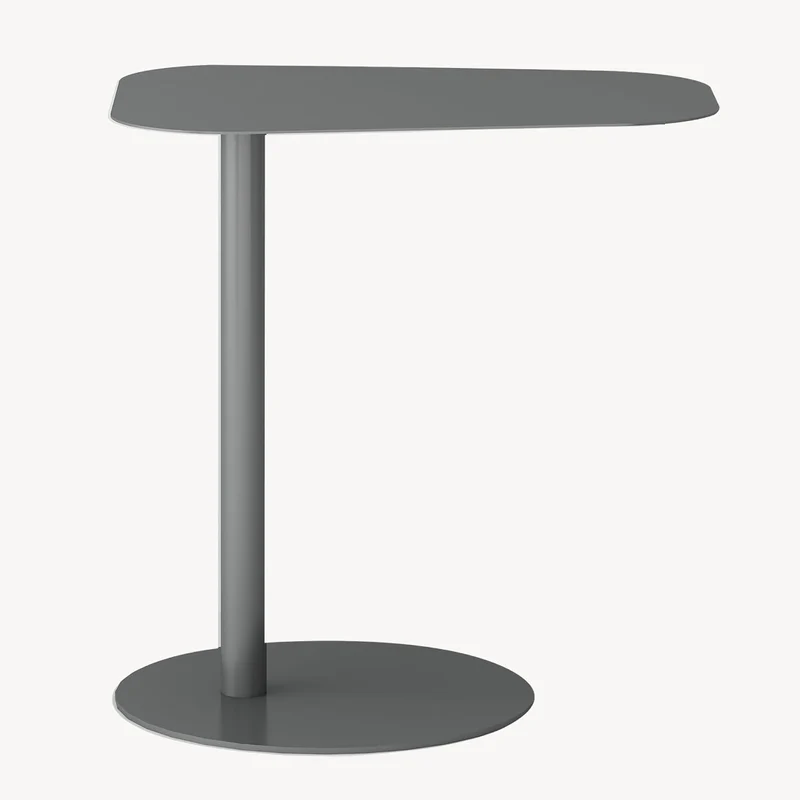 [en.casa] Beistelltisch Nastätten Gartentisch Couchtisch mit Metallgestell Sofatisch modernes Design