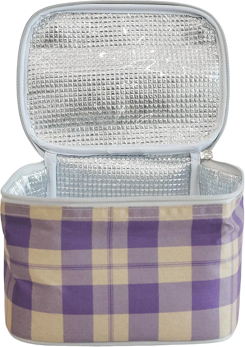 casa.pro Picknickkorb Folldal Komplettset für 2 Personen mit Kühltasche Weidenkorb Picknickset aus G