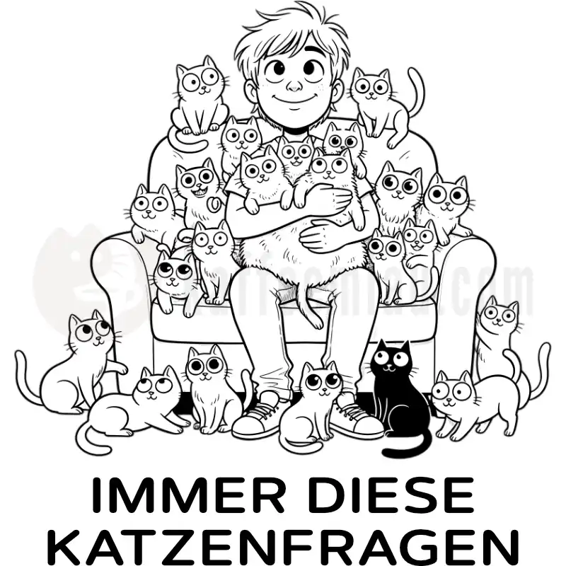 Katzenfragen - Tasse