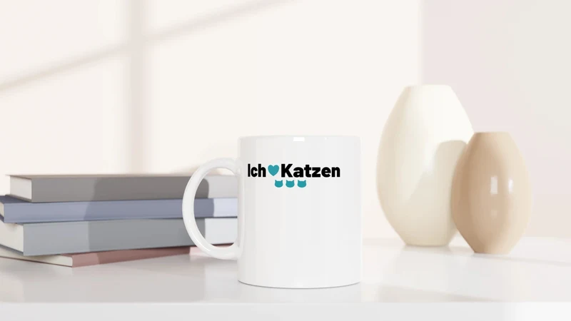 Ich liebe Katzen - Tasse