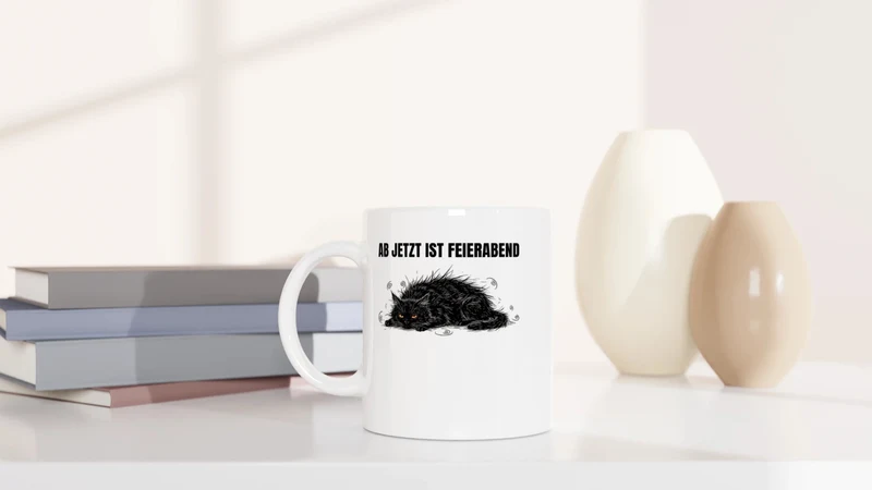 Ab jetzt ist Feierabend - Tasse