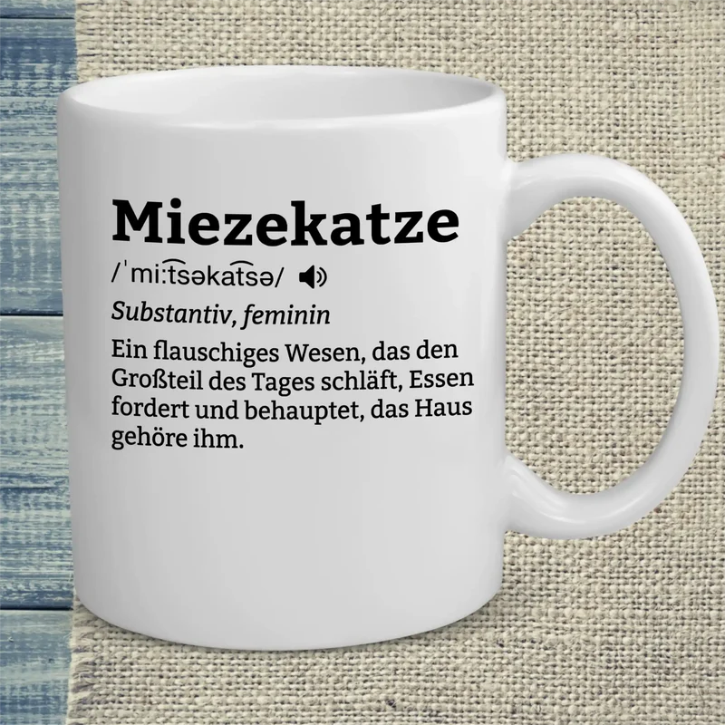 Miezekatze - Tasse