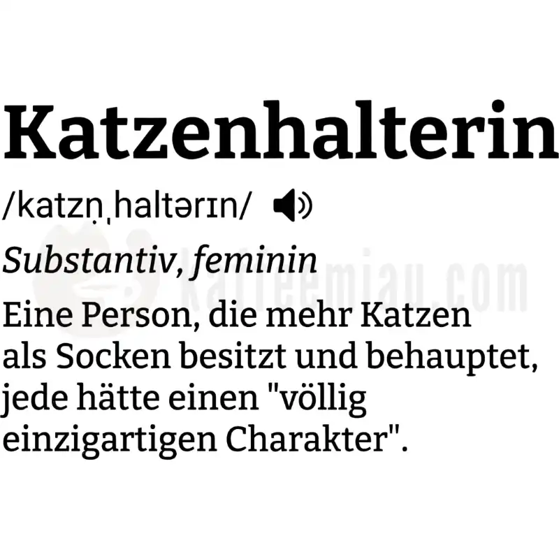 Katzenhalterin - Tasse