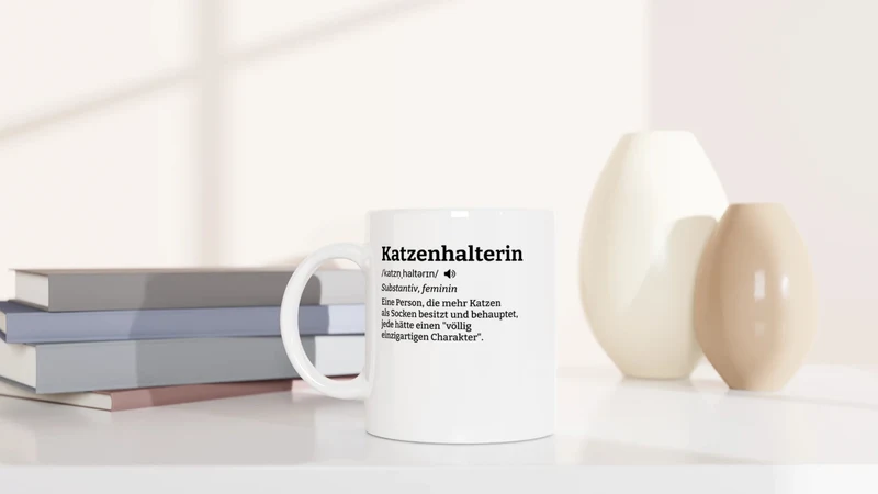 Katzenhalterin - Tasse