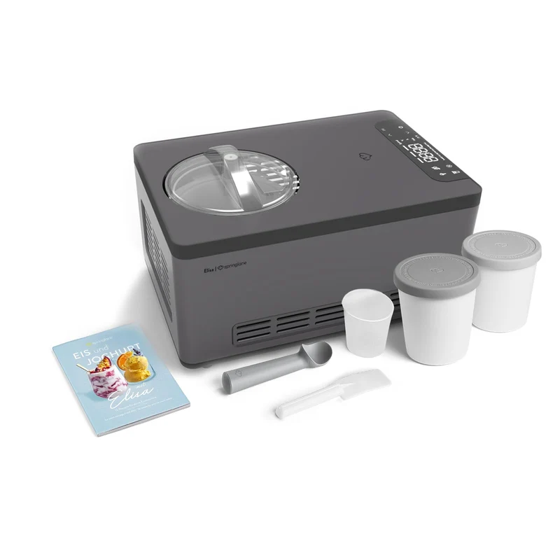 SPRINGLANE Eismaschine & Joghurtbereiter Elisa 2,0 L, selbstkühlendem Kompressor 220 W inkl. Aufbewa