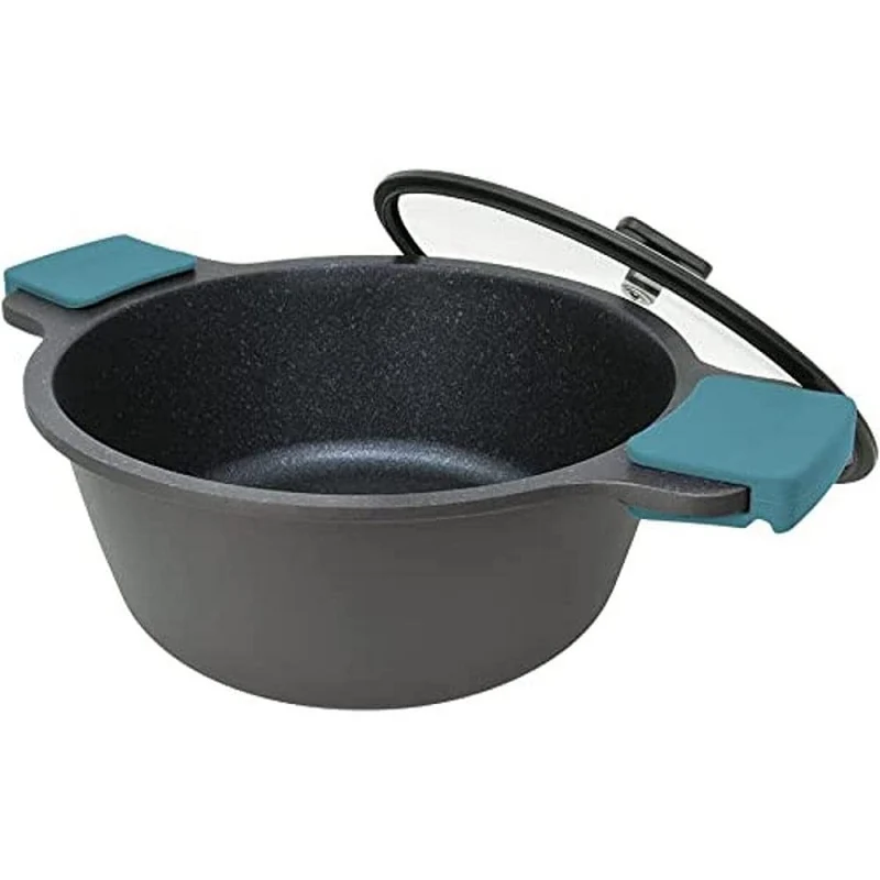 ARCOS Thera Grosser Kochtopf mit 32 cm und 9,3 L. Hoher Topf für Induktion, Gas und Glaskeramik Guss