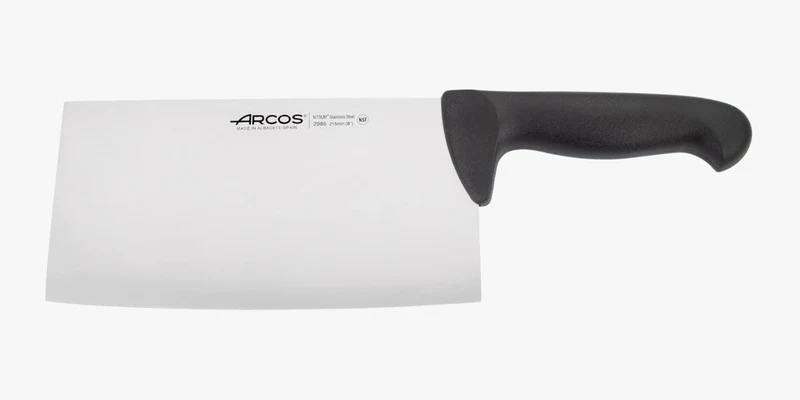Arcos Serie 2900 - Hackmesser Metzgermesser - Klinge Nitrum Edelstahl 215 mm - HandGriff Polypropyle