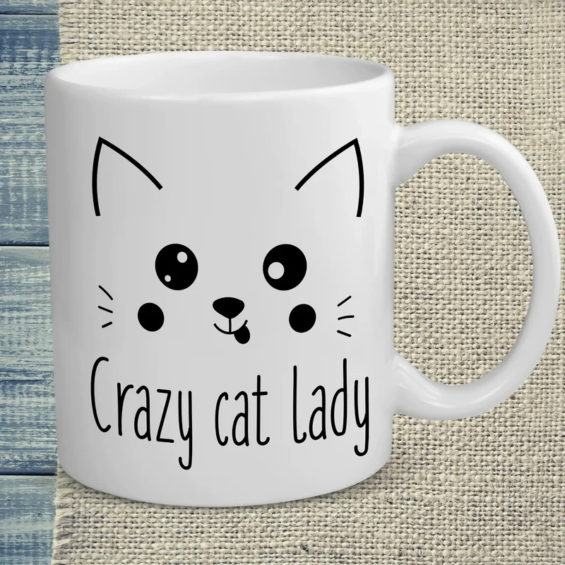 Cute Crazy Cat Lady - Tasse