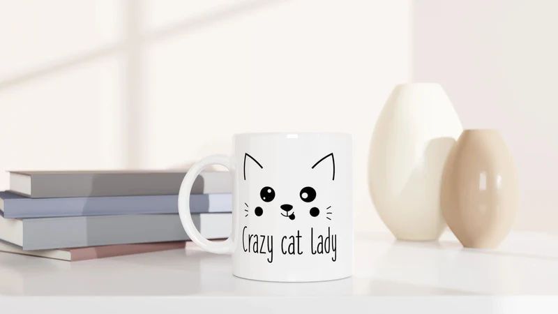 Cute Crazy Cat Lady - Tasse