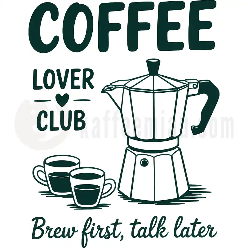 Coffee Lover Club - Brew First Talk Later - Tasse