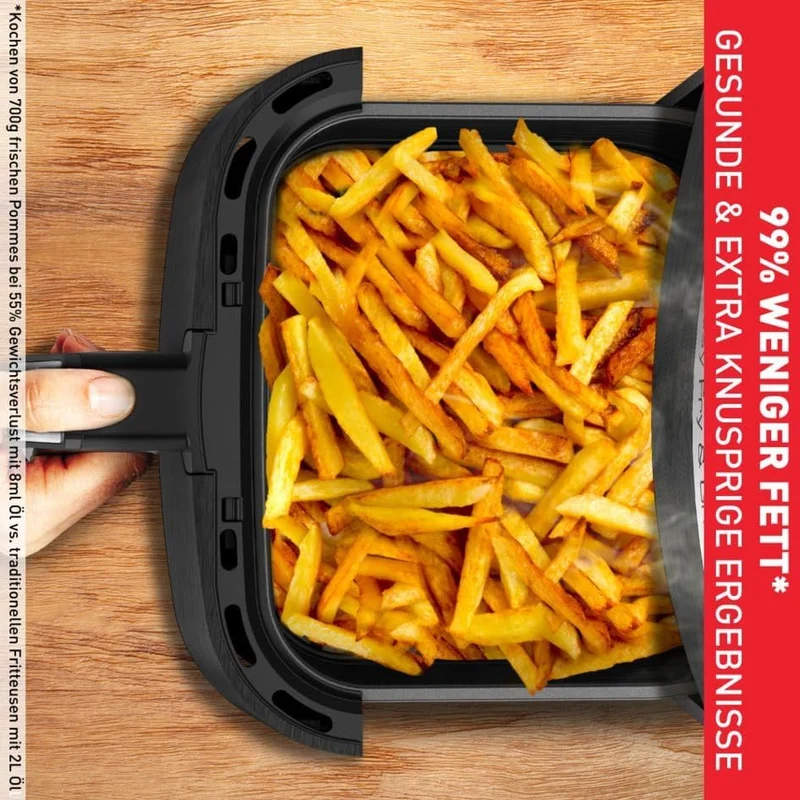 Tefal EY505D Easy Fry & Grill Heissluftfritteuse | 2-in-1 Technologie (Air Fryer und Grill) | Digita