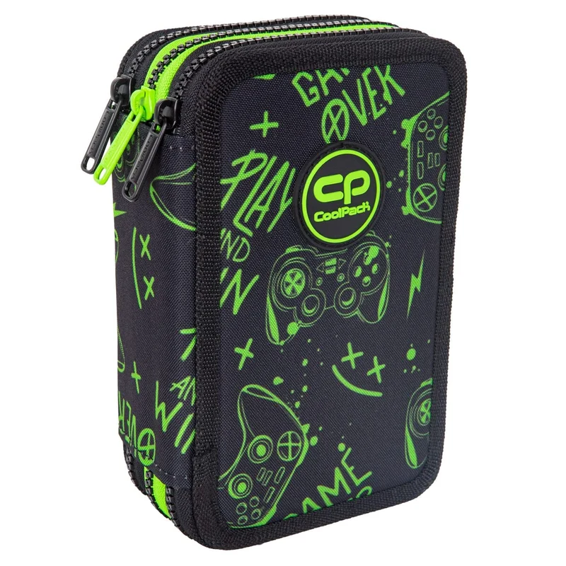 CoolPack XXL Federtasche Federmappe 3-Fach Schulstiftetui, dreifaches Federmäppchen, Federmäppchen f