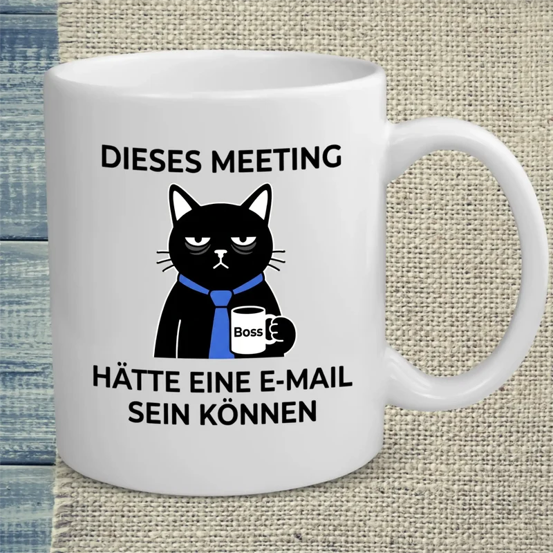 Dieses Meeting - Tasse