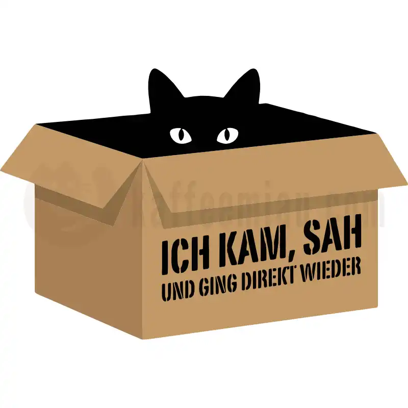 Ich kam, sah - Tasse