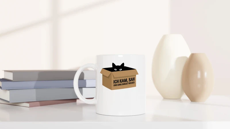 Ich kam, sah - Tasse