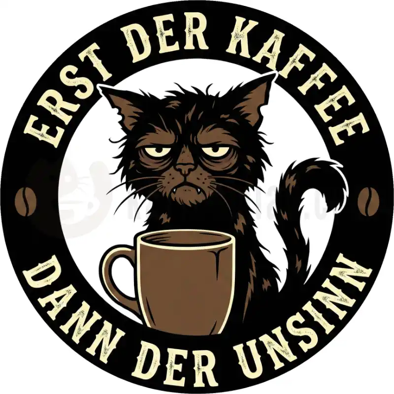 Erst Kaffee - Dann der Unsinn - Tasse