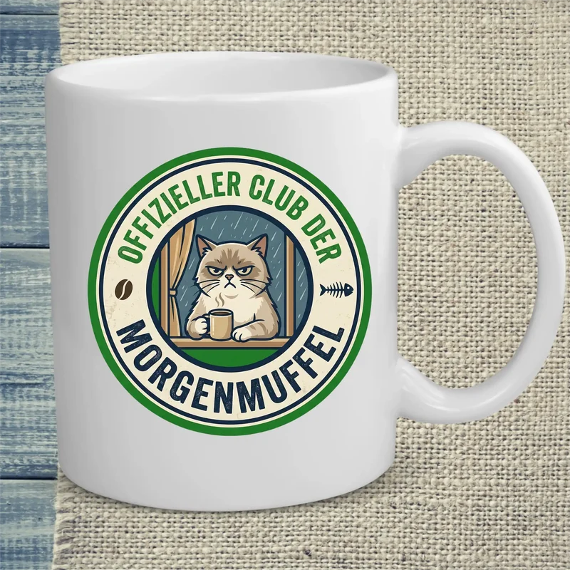 Offizieller Club der Morgenmuffel - Tasse