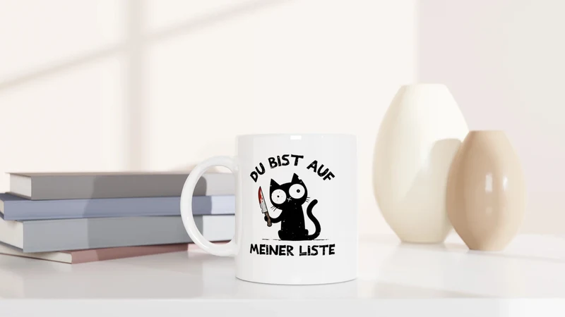 Du bist auf meiner Liste - Tasse