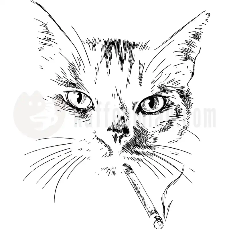 Cool Smoking Cat - Tasse