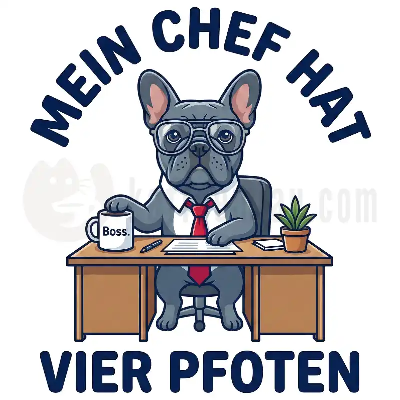 Mein Chef hat vier Pfoten - Tasse