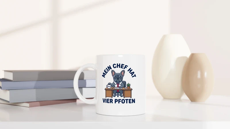 Mein Chef hat vier Pfoten - Tasse