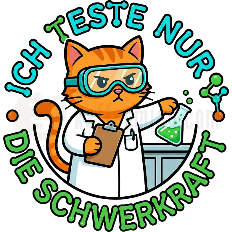 Ich teste nur die Schwerkraft - Tasse