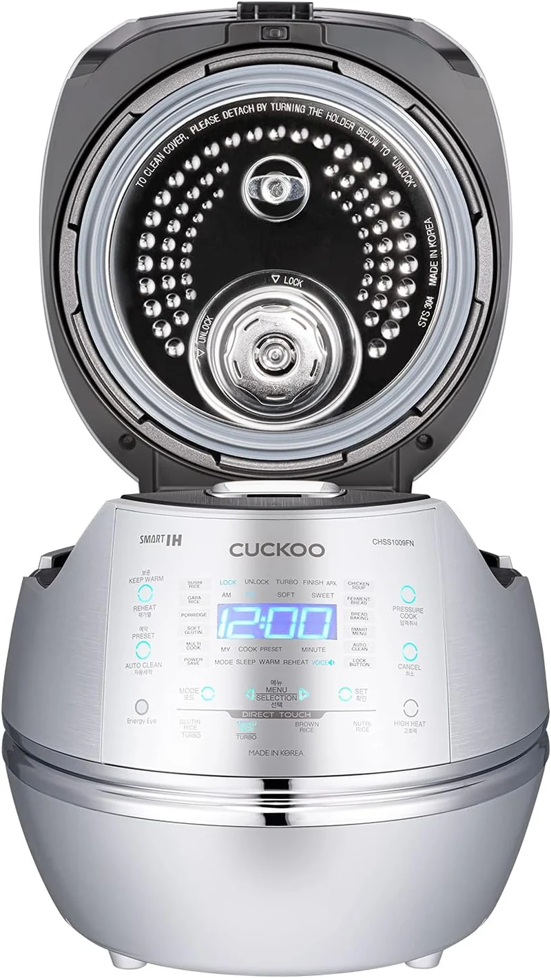 CUCKOO CRP-CHSS1009FN Dampfdruck-Reiskocher Rice Cooker 1,8l 10 Tassen | IH Induktions-Heiztechnik |