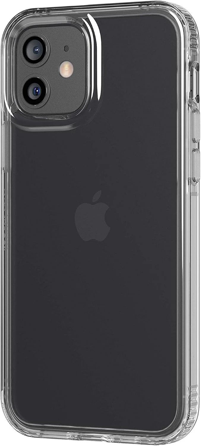 tech21 Evo Clear Schutzhülle für Apple iPhone 12 und 12 Pro 5G – antimikrobielle Schutzhülle mit 3,6
