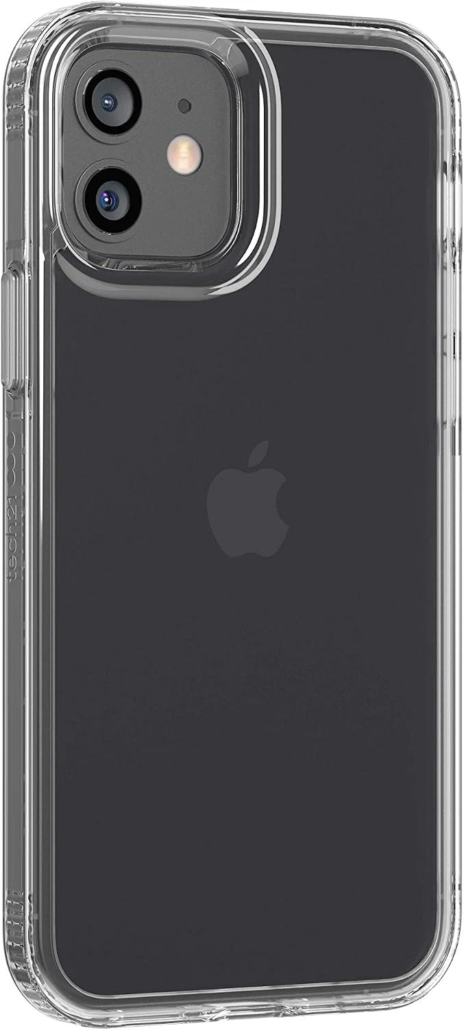 tech21 Evo Clear Schutzhülle für Apple iPhone 12 und 12 Pro 5G – antimikrobielle Schutzhülle mit 3,6