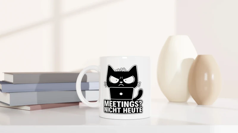 Meetings? Nicht Heute - Tasse