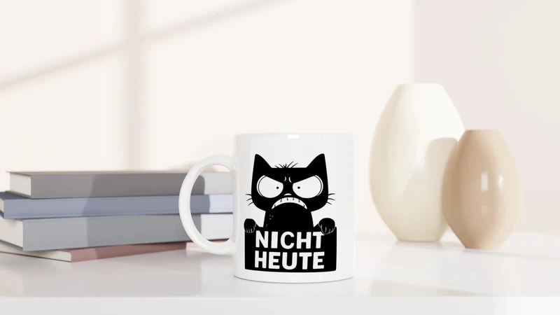 Nicht Heute - Katze - Tasse
