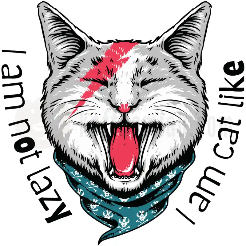 I am not lazy, I am cat like - Tasse