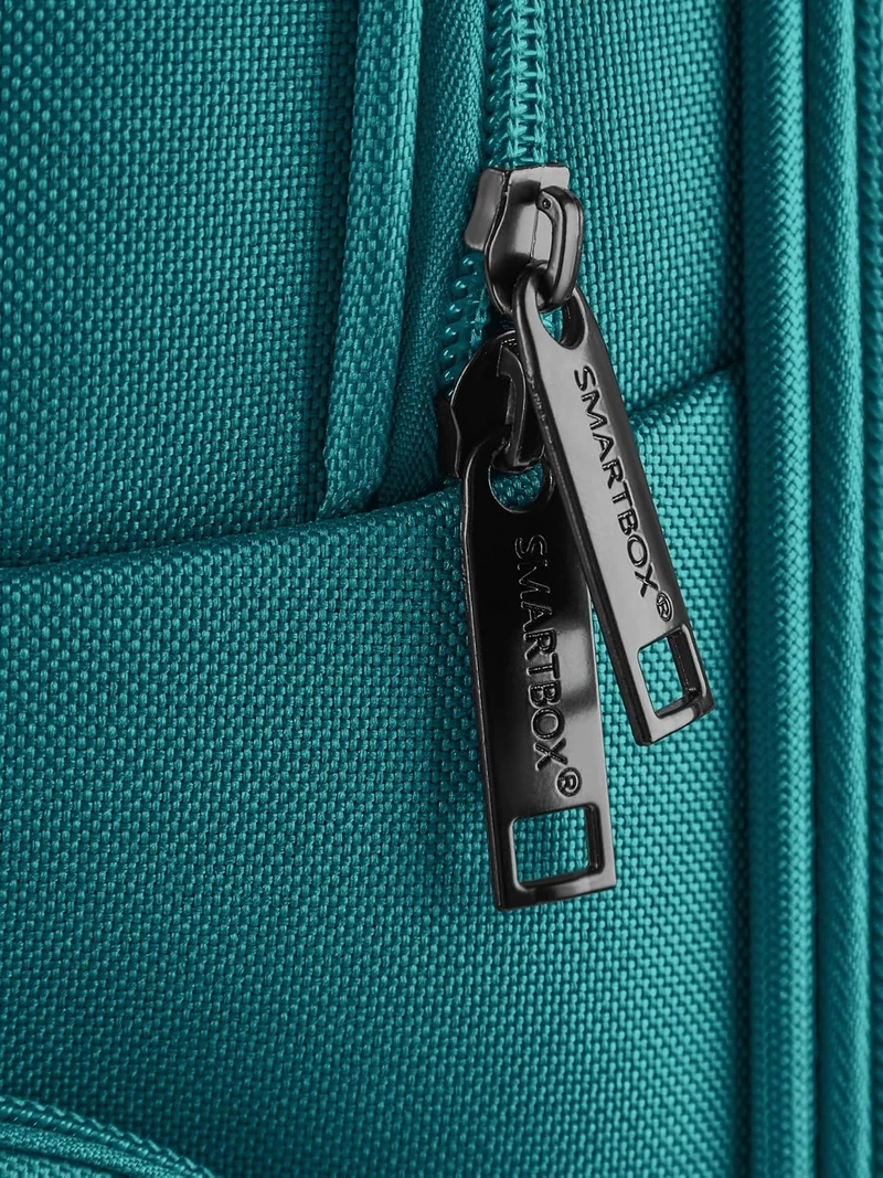 SMARTBOX Weichgepäck Koffer-Set 3-teilig für Damen & Herren Petrol 3-Set, Petrol 3-Set