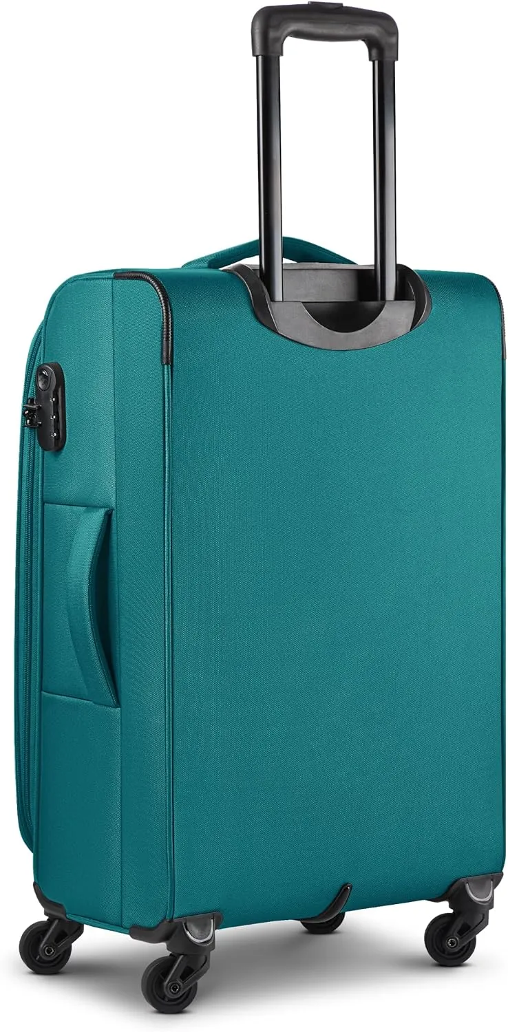 SMARTBOX Weichgepäck Koffer-Set 3-teilig für Damen & Herren Petrol 3-Set, Petrol 3-Set