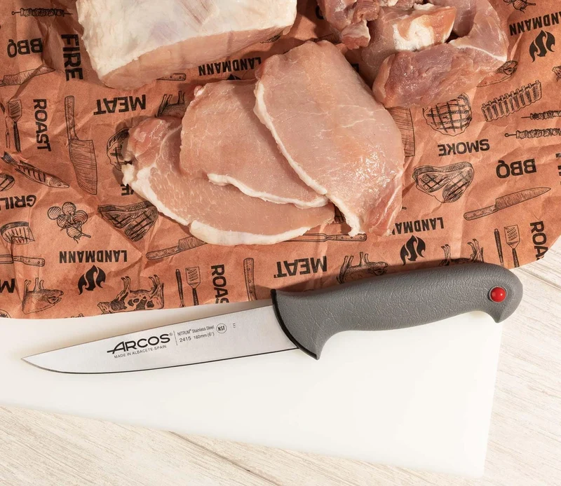 Arcos Fleischermesser Professionell - Edelstahlklinge 160 mm - Ergonomischer Griff - Ideal für Fleis