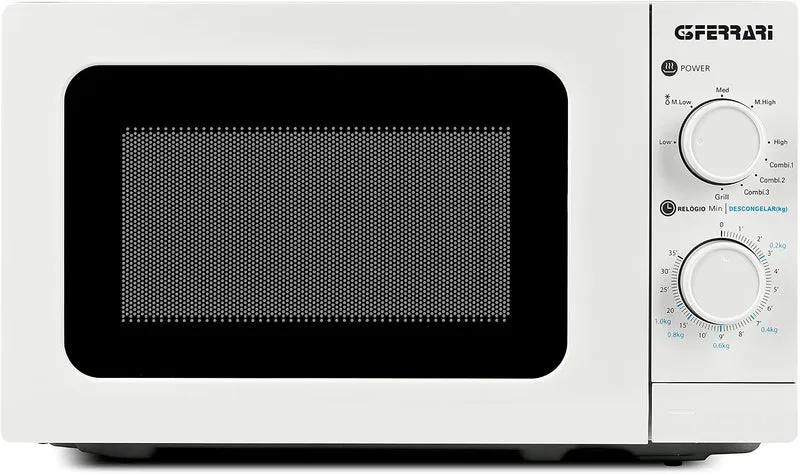 G3 Ferrari G10174 Kombi-Mikrowelle Otello Grill, 20 Liter, 700W Mikrowelle, 1000W Grill, 3 Garfunkti