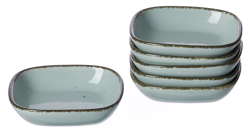Ritzenhoff & Breker Dipschalen-Set Casa, 6-teilig, 10x10 cm, Blau Dipschalen Blau, Dipschalen Blau