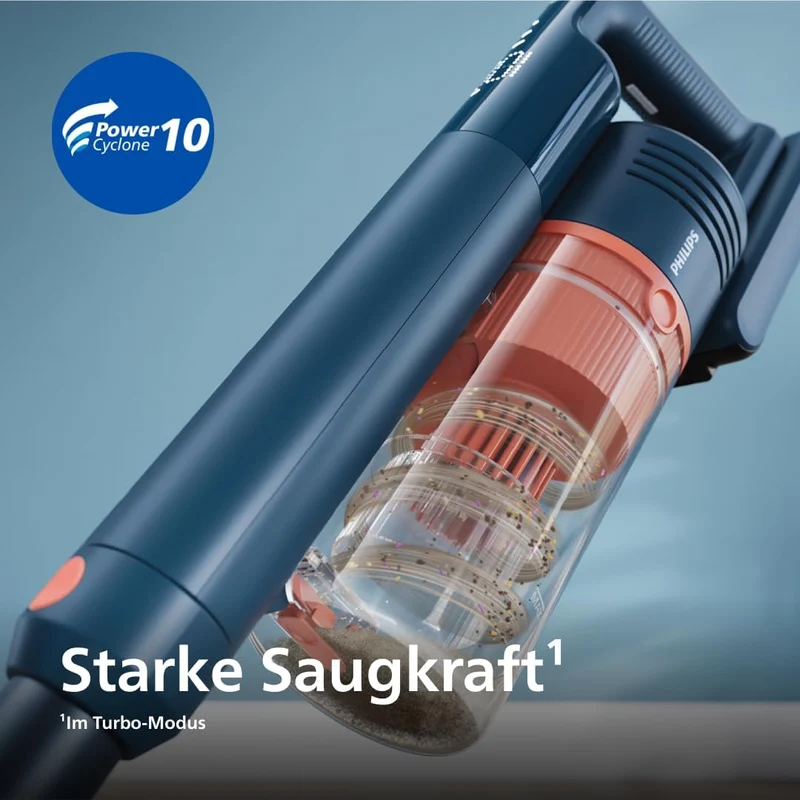 Philips SpeedPro Max Kabelloser Staubsauger 5000 Series Flex, Leistungsstarke Saugkraft, 60 Min. Lau