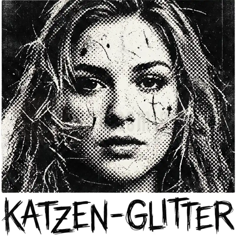 Katzen-Glitter - Tasse