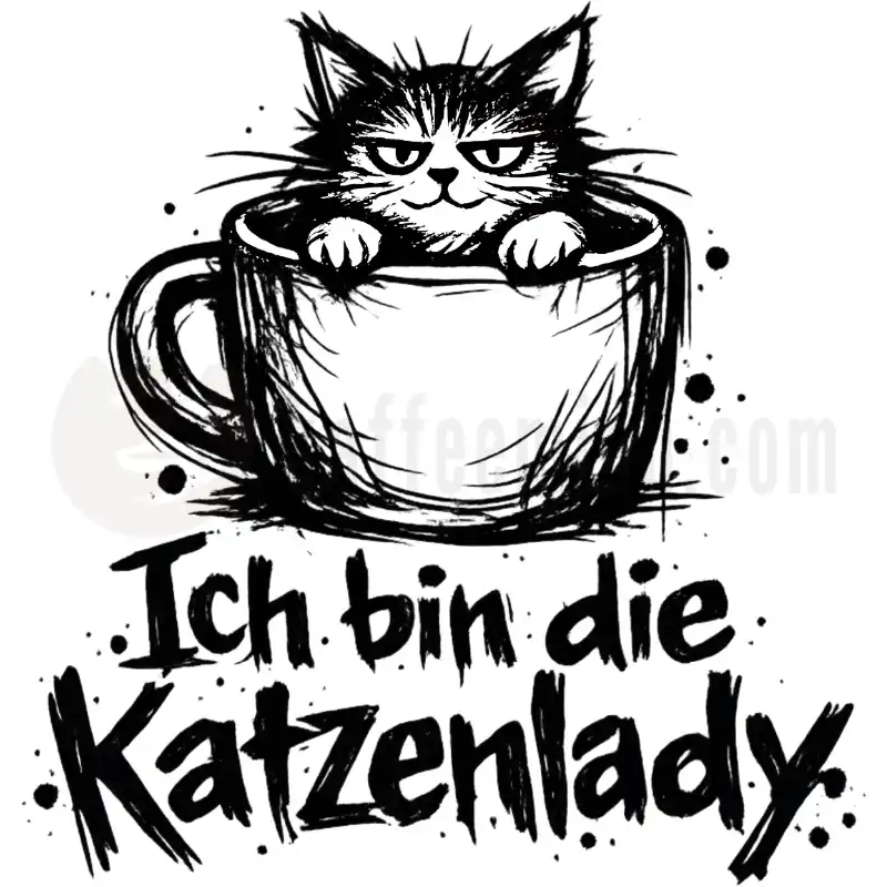 Ich bin die Katzenlady - Tasse