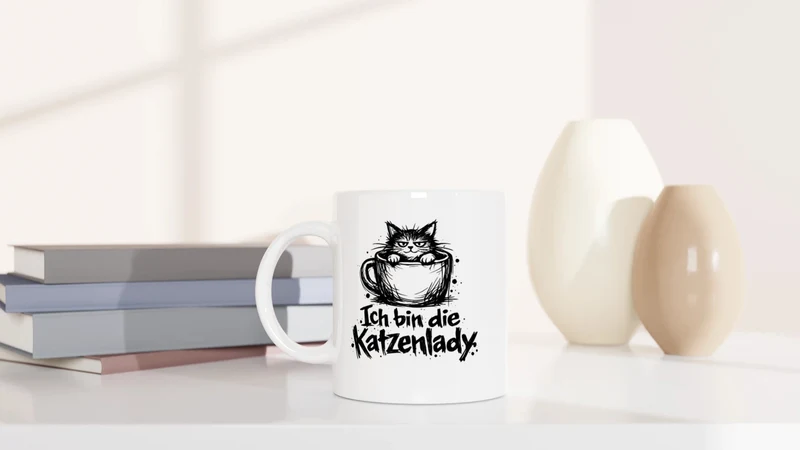 Ich bin die Katzenlady - Tasse